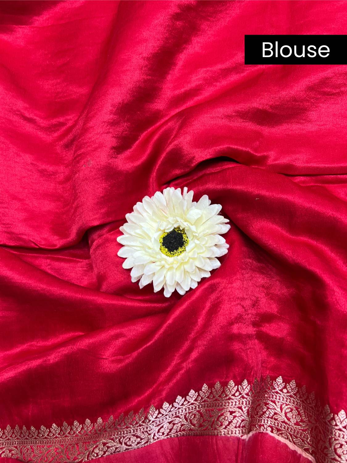  Pink Mashru Silk blouse