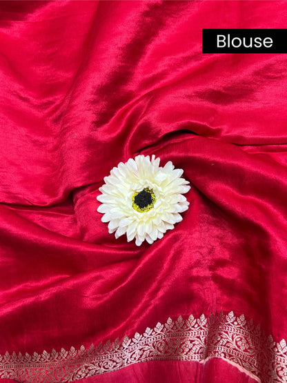  Pink Mashru Silk blouse