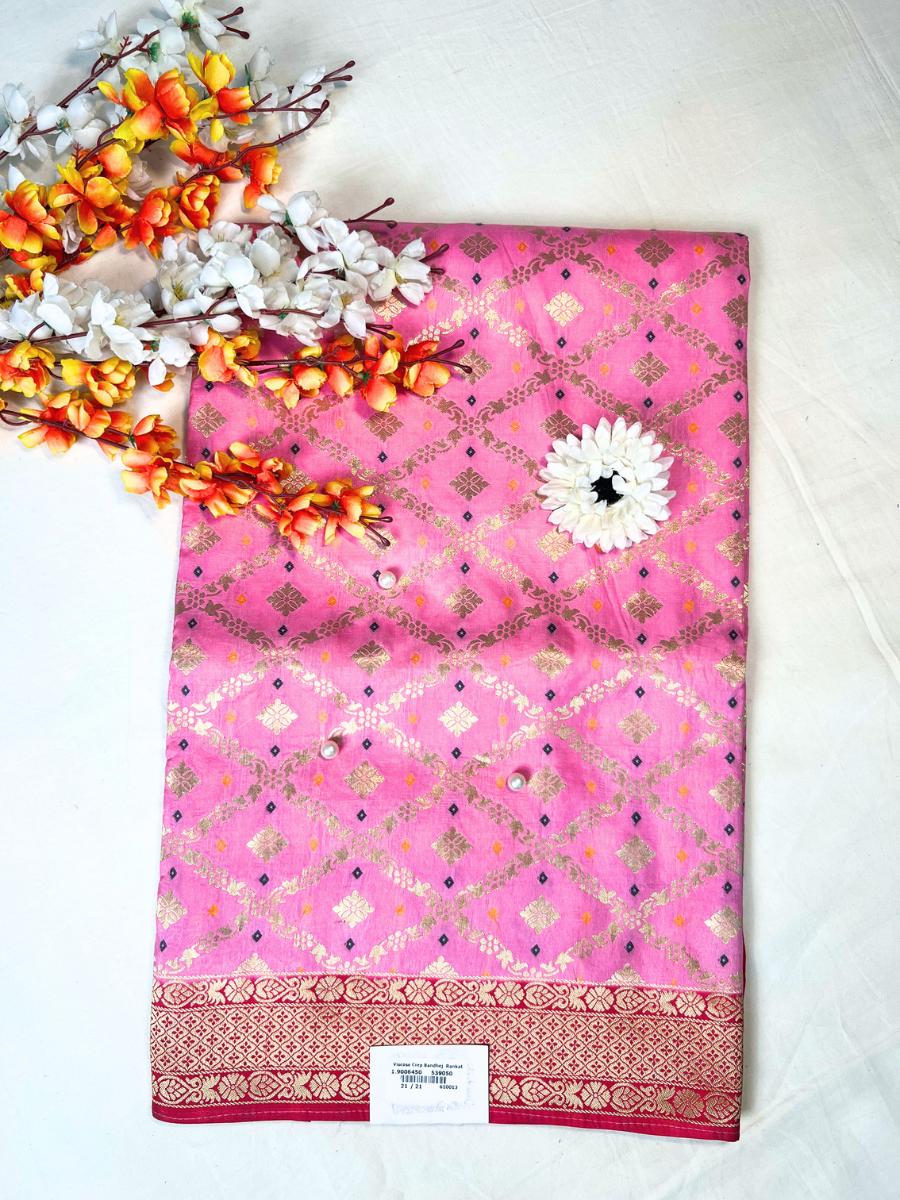 Pink Viscose Silk