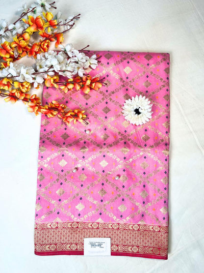 Pink Viscose Silk