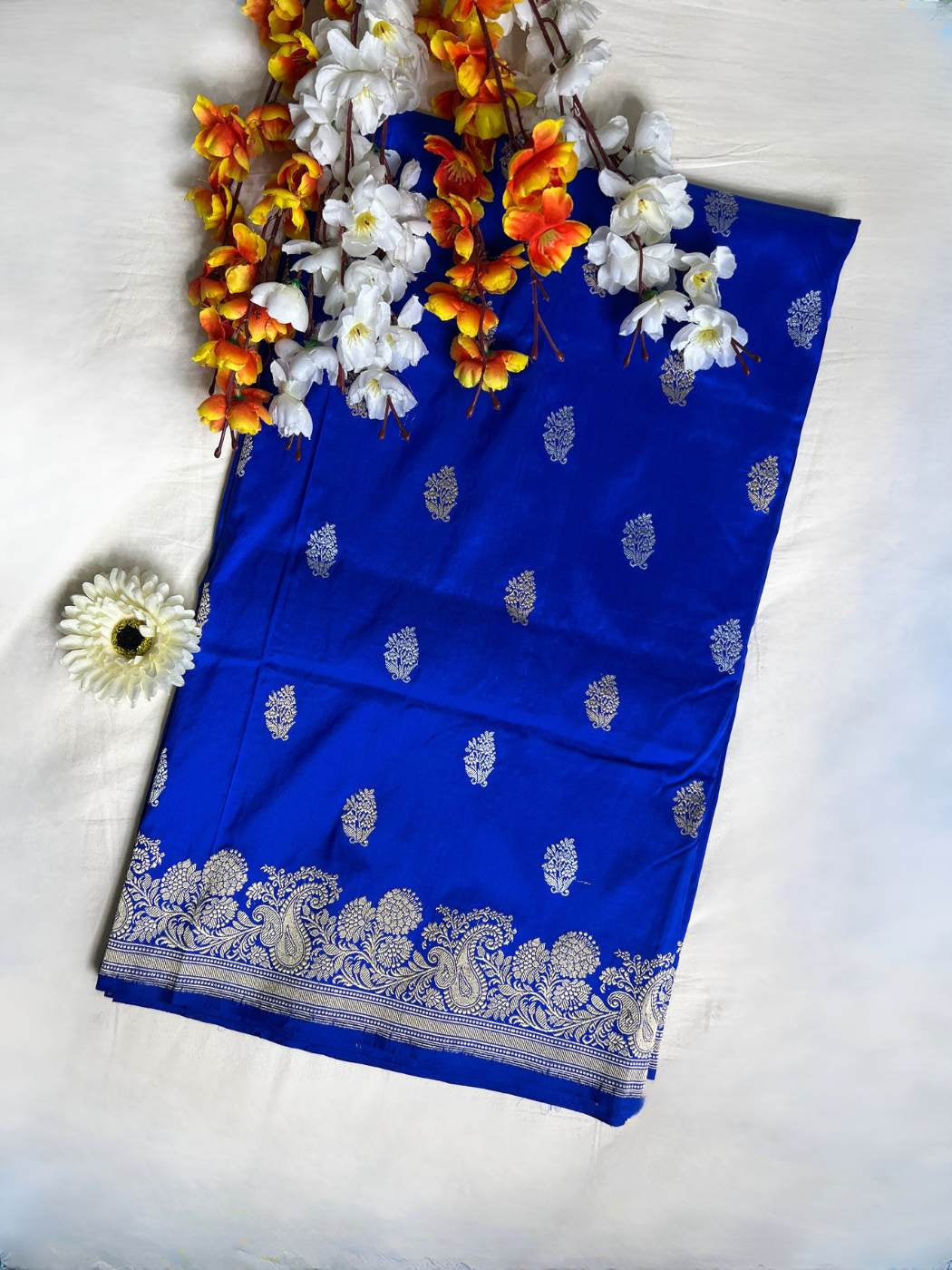 Royal Blue Katan Silk