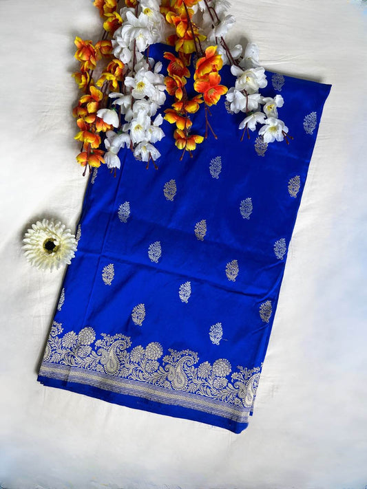 Royal Blue Katan Silk