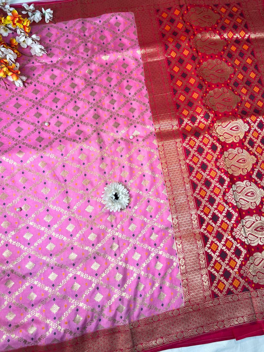 Pink Viscose Silk