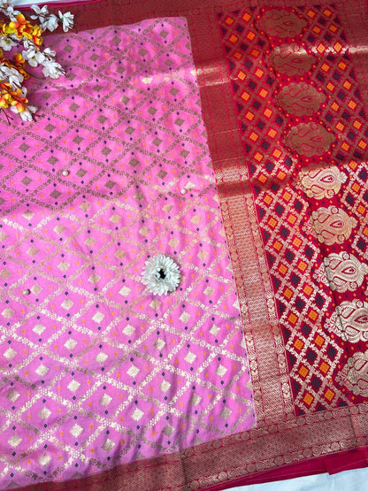 Pink Viscose Silk