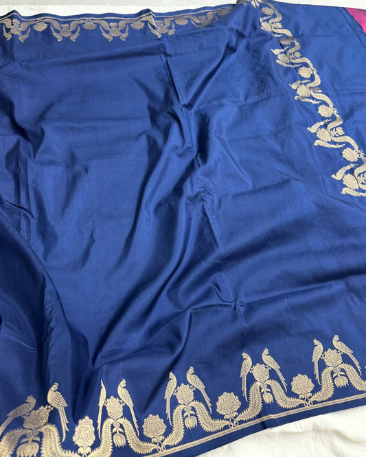 Royal Blue Katan Silk