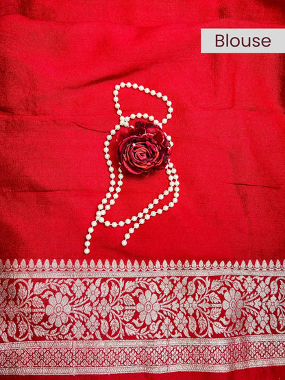 Red Moonga Silk