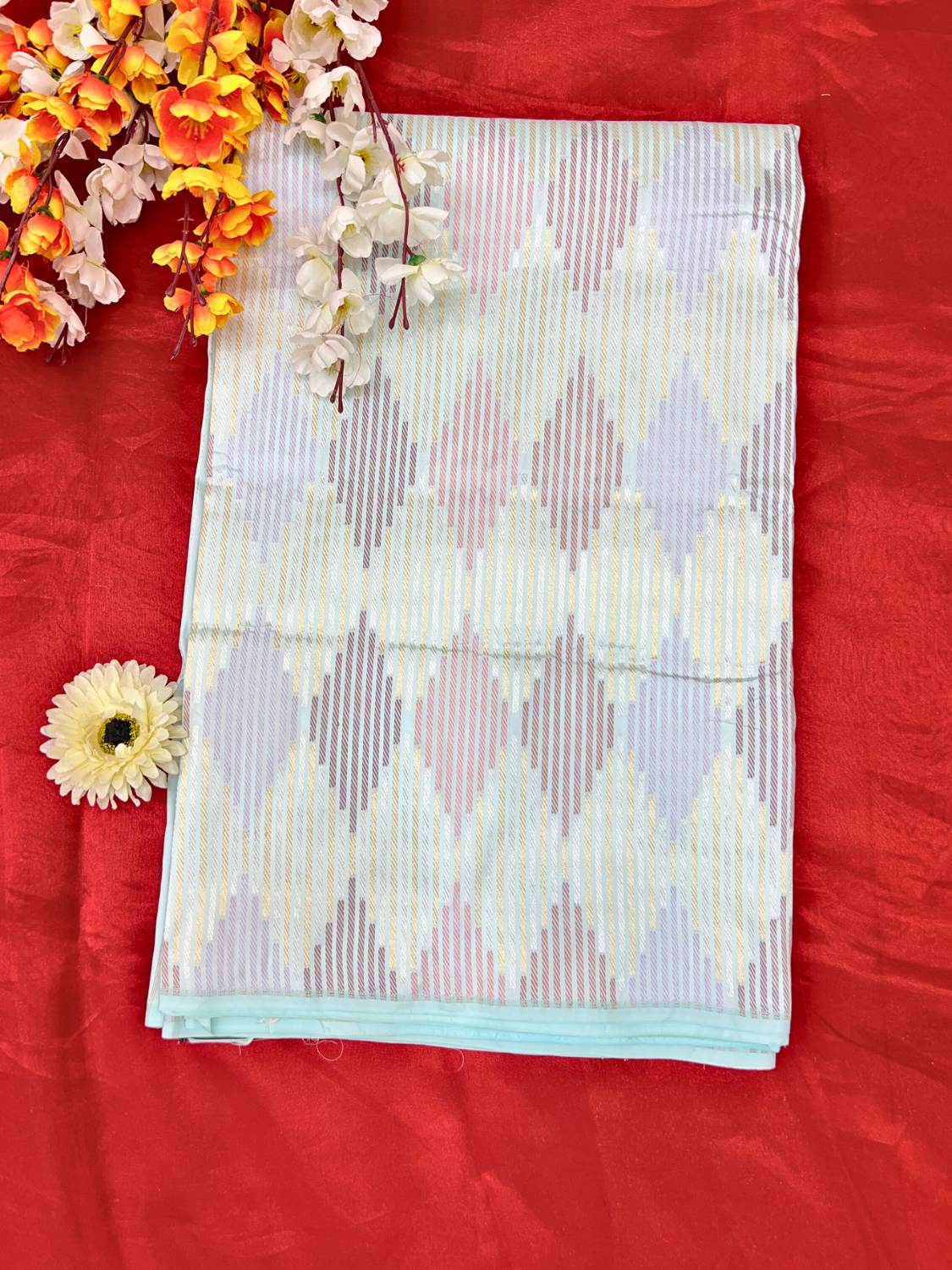 Aqua Green Katan Silk