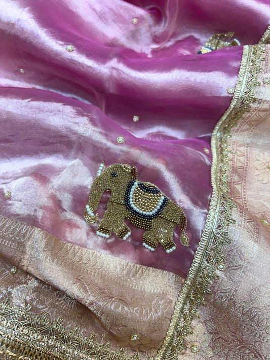 Baby Pink Gaj - Mantavya