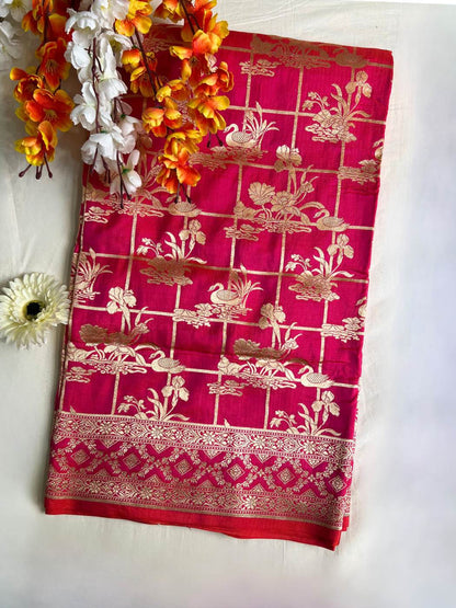 Pink Katan Silk