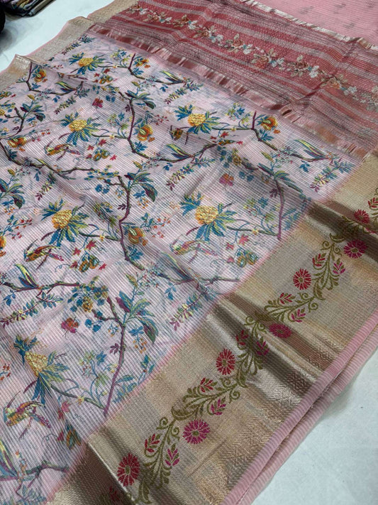 Manipuri Kota silk saree featuring fine handloom texture and comfort wear