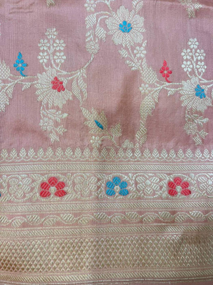 Peach Katan Silk