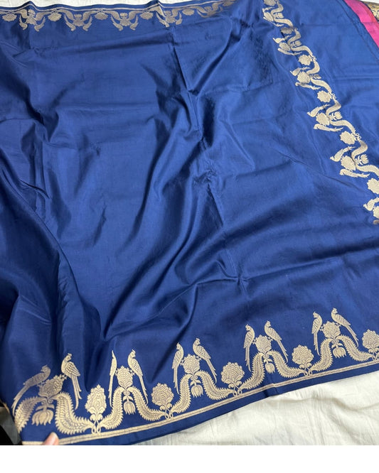 Royal Blue Katan Silk