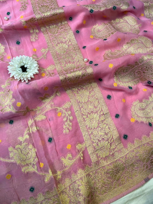 Pink Viscose Silk