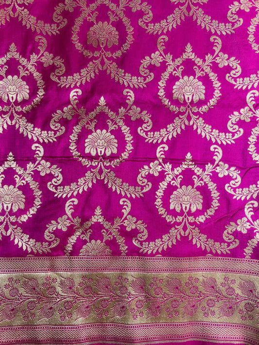 Magenta Katan Silk