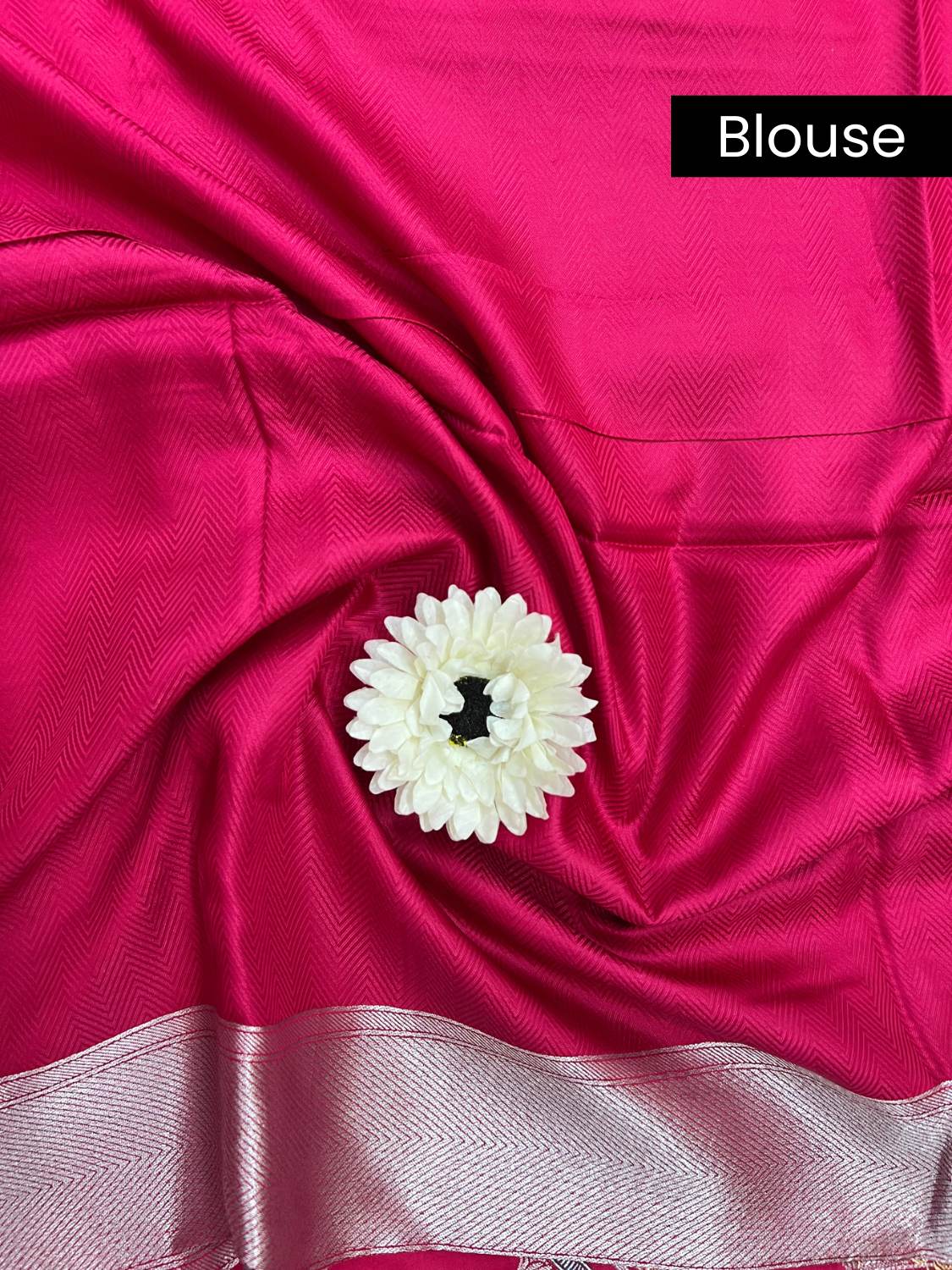  Pink Mashru Silk Blouse