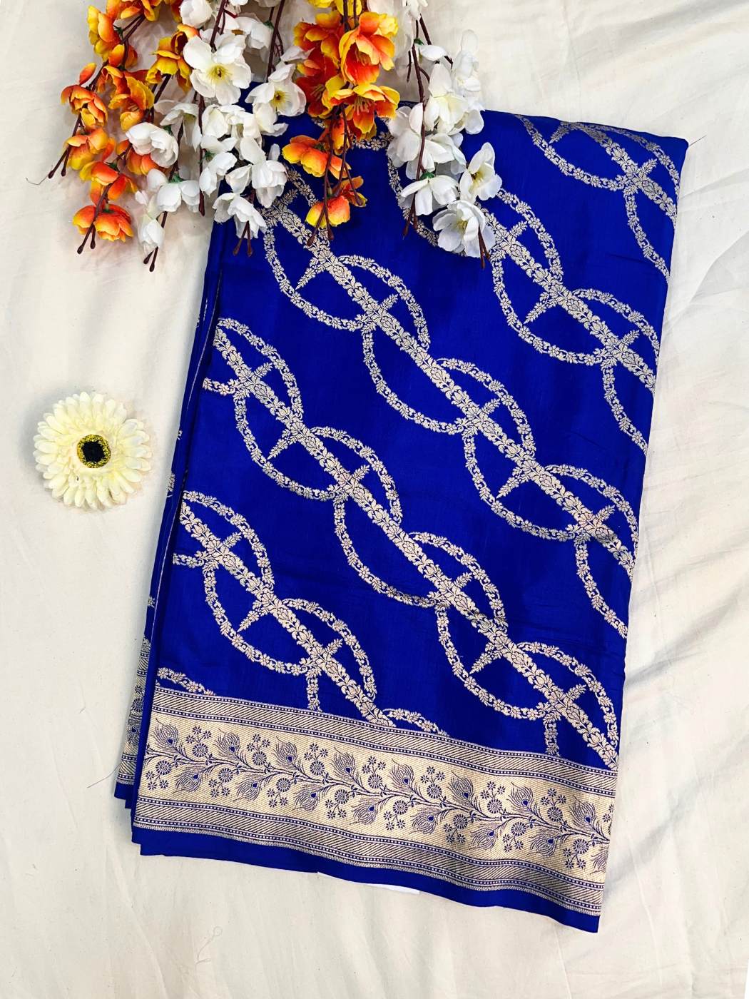 Royal Blue Katan Silk