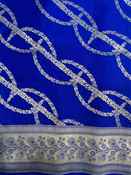 Royal Blue Katan Silk