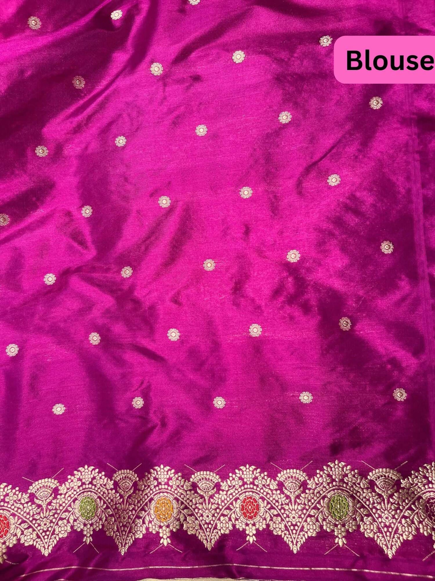 Ivory Gold Katan Silk