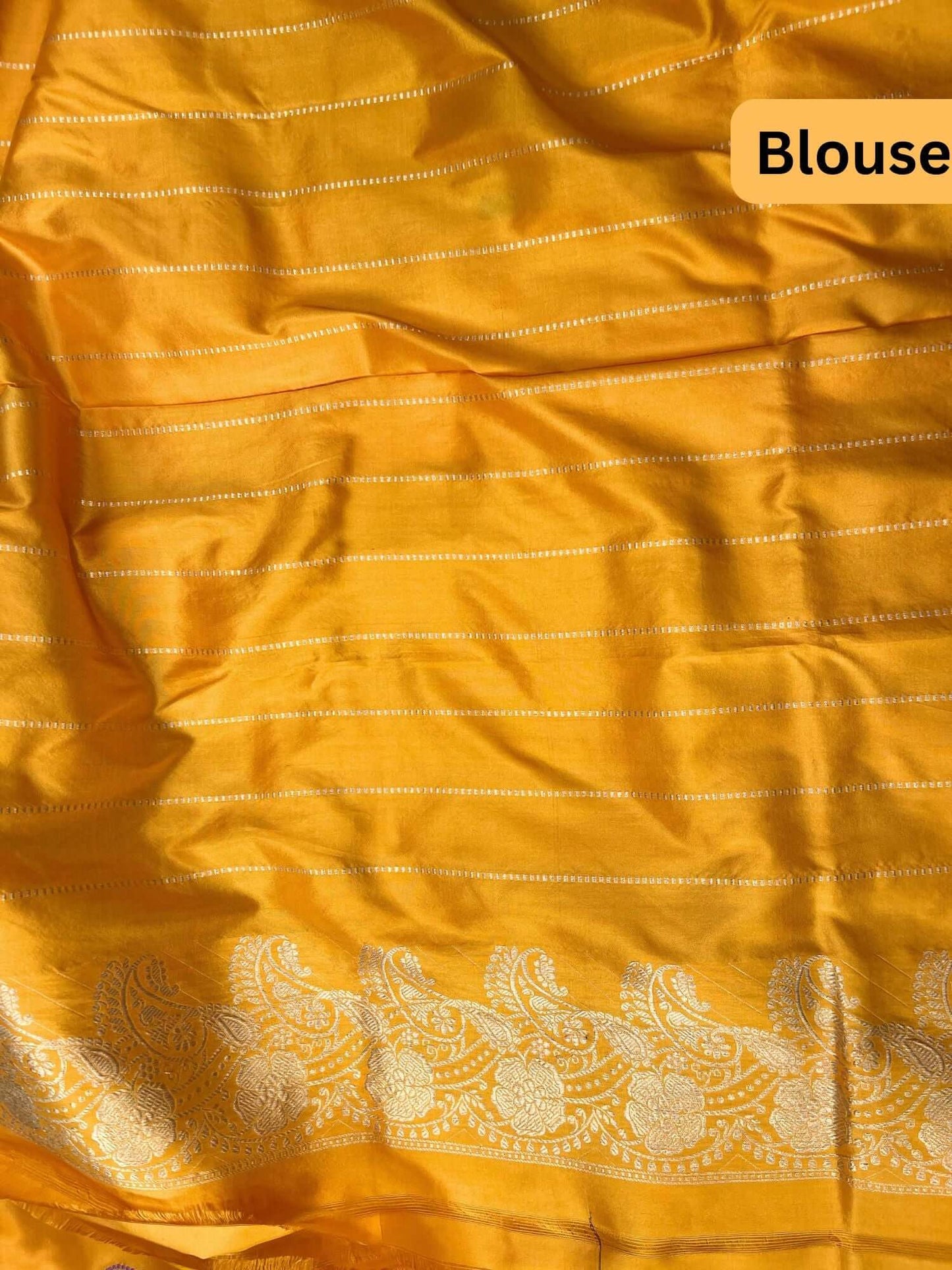 Yellow Katan Silk Blouse