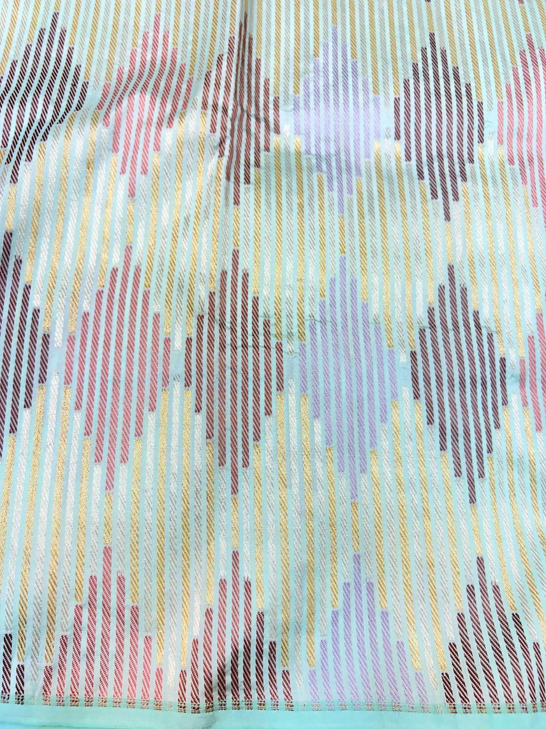 Aqua Green Katan Silk