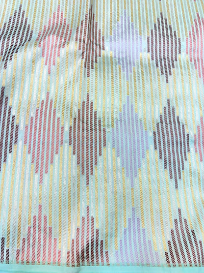 Aqua Green Katan Silk