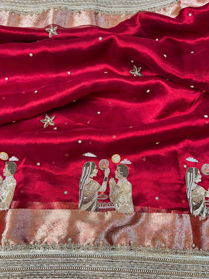 Royal Red Karwa Chauth