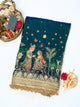 Peacock Blue Radha Krishna