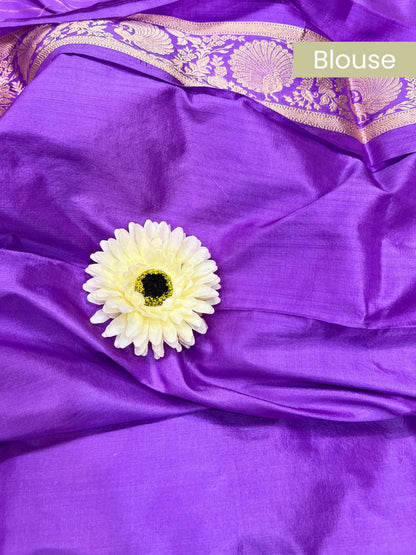 Purple Katan Silk blouse