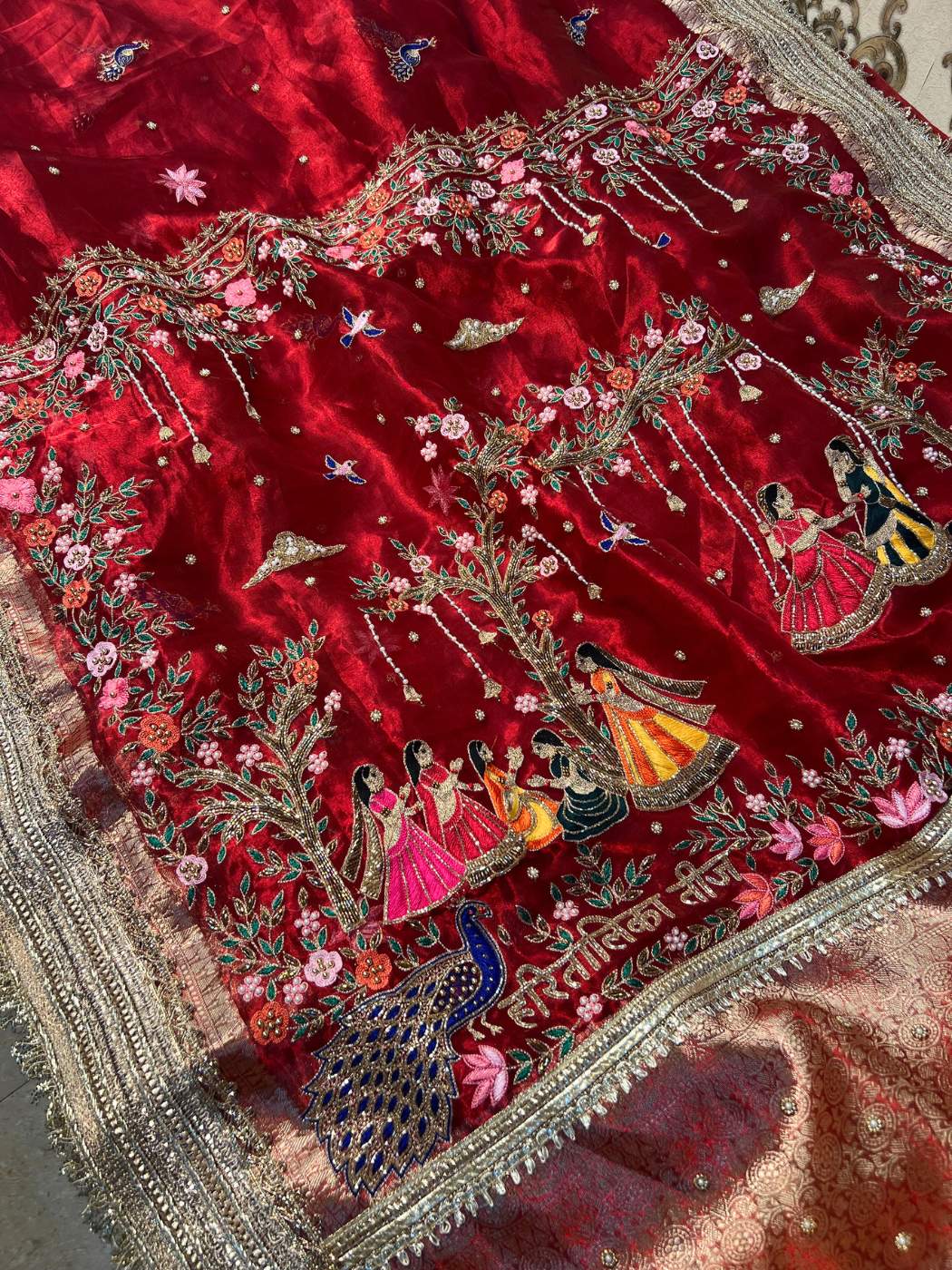 Royal Red Teej