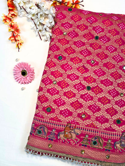 Pink Bandhej