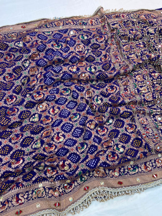 Royal Blue Bandhej