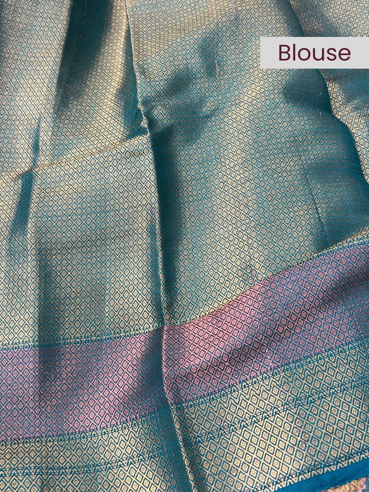 Mustard Yellow Chiniya Silk Saree