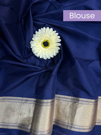 Royal Blue Katan Silk