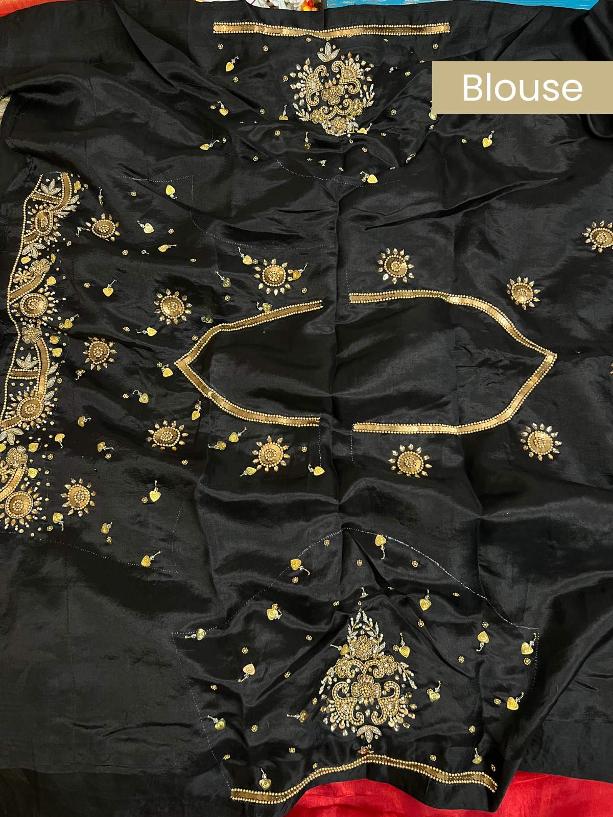 Black Borcade Blouse