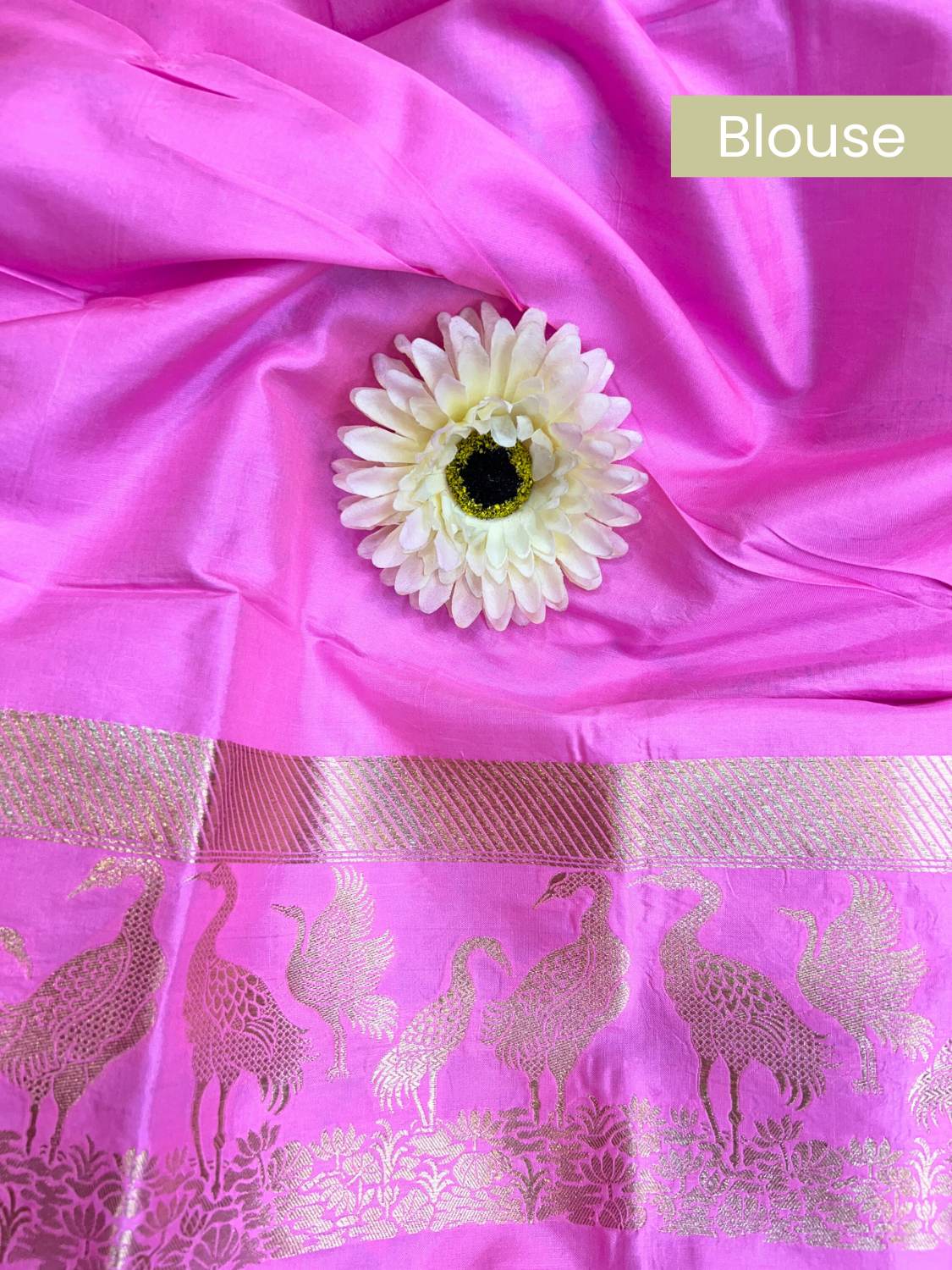 Pink Katan Silk blouse