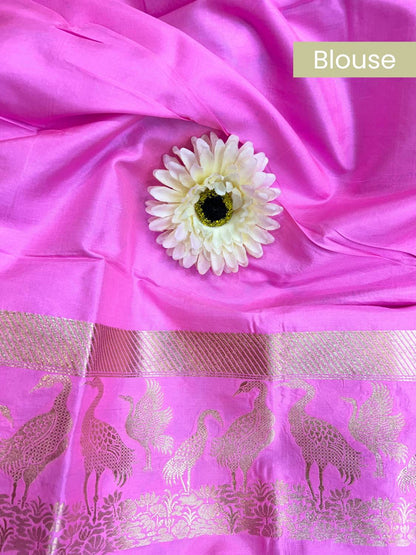 Pink Katan Silk blouse