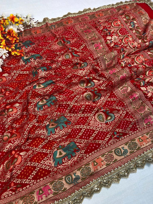 Red Bandhej