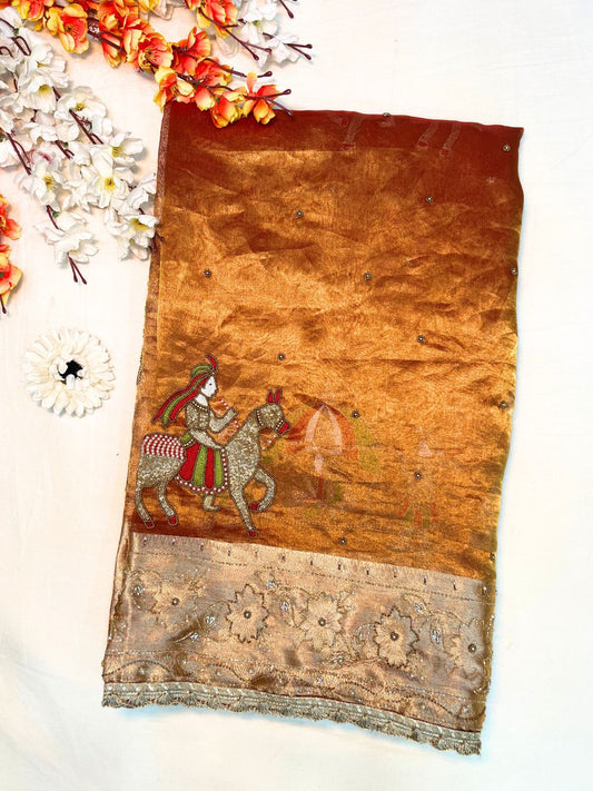 Kanjivaram Gold Vivah Tissue Silk Saree