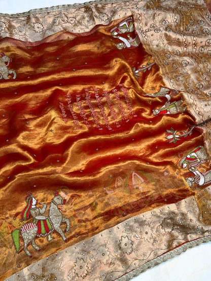 Kanjivaram Gold Vivah Tissue Silk Saree