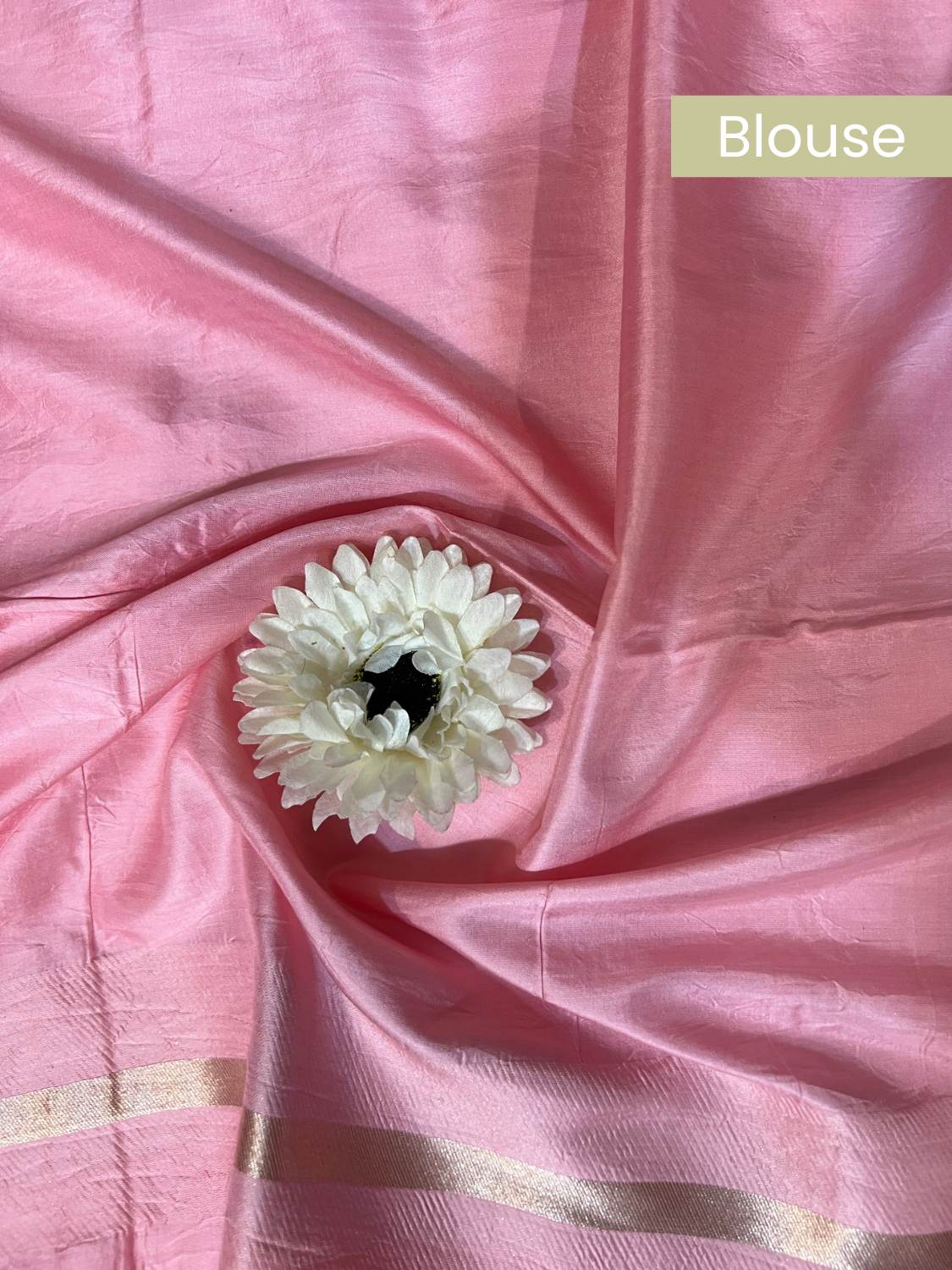 Peach Katan Silk blouse