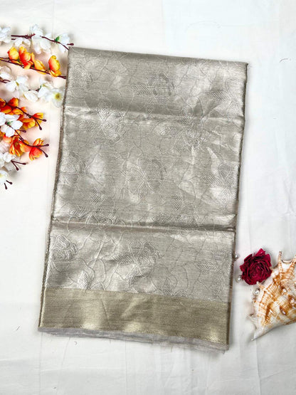 Golden Brocade  Tissue Silk