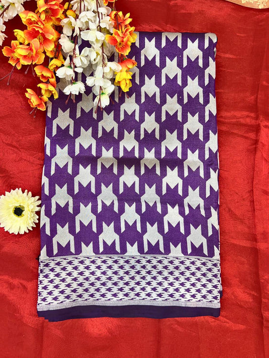 Dark Purple Katan Silk