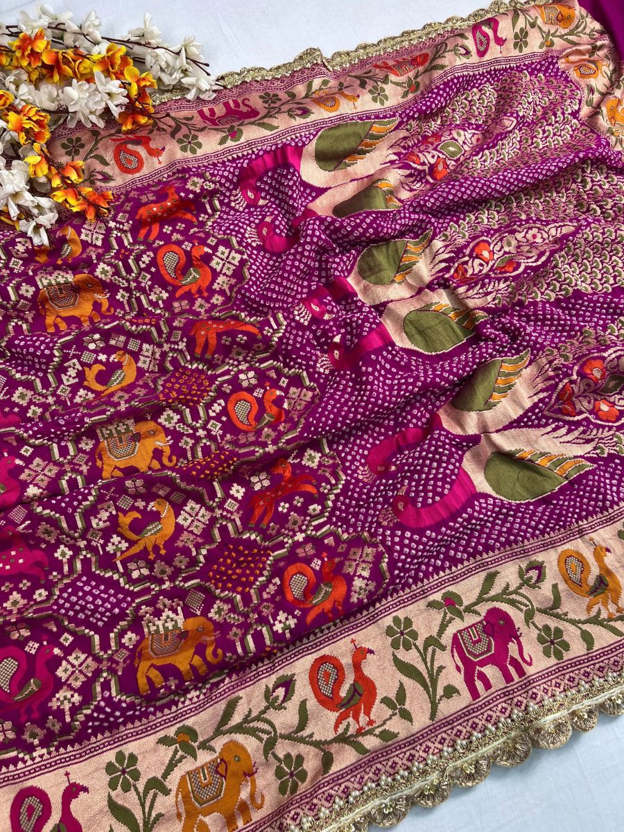Purple Bandhej