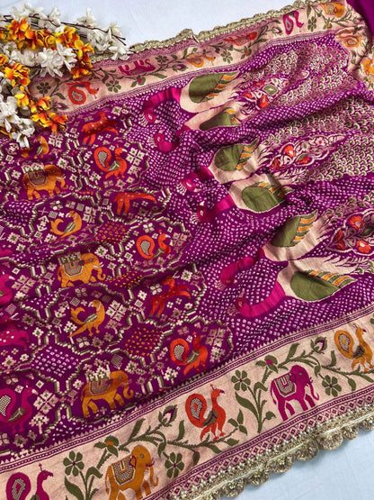 Purple Bandhej