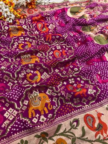 Purple Bandhej