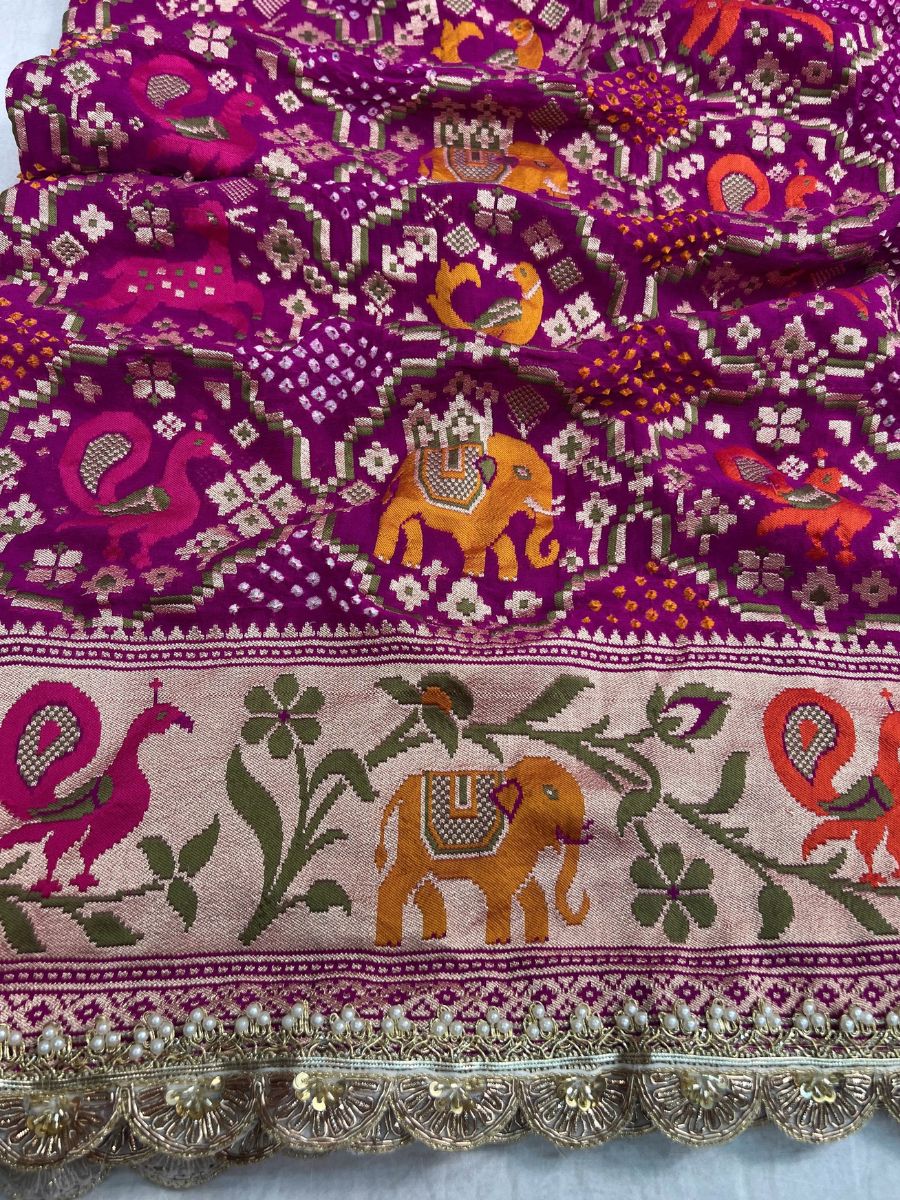Purple Bandhej