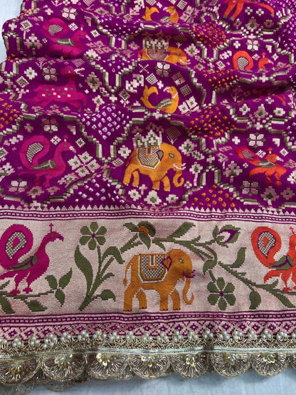 Purple Bandhej