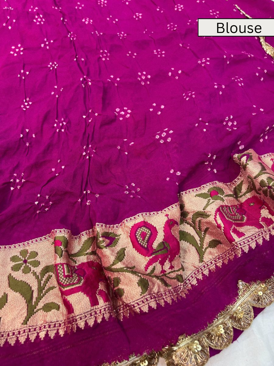 Purple Bandhej