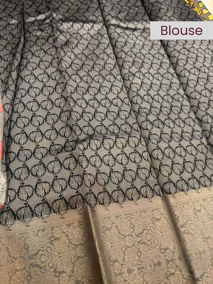Grey Moonga Silk