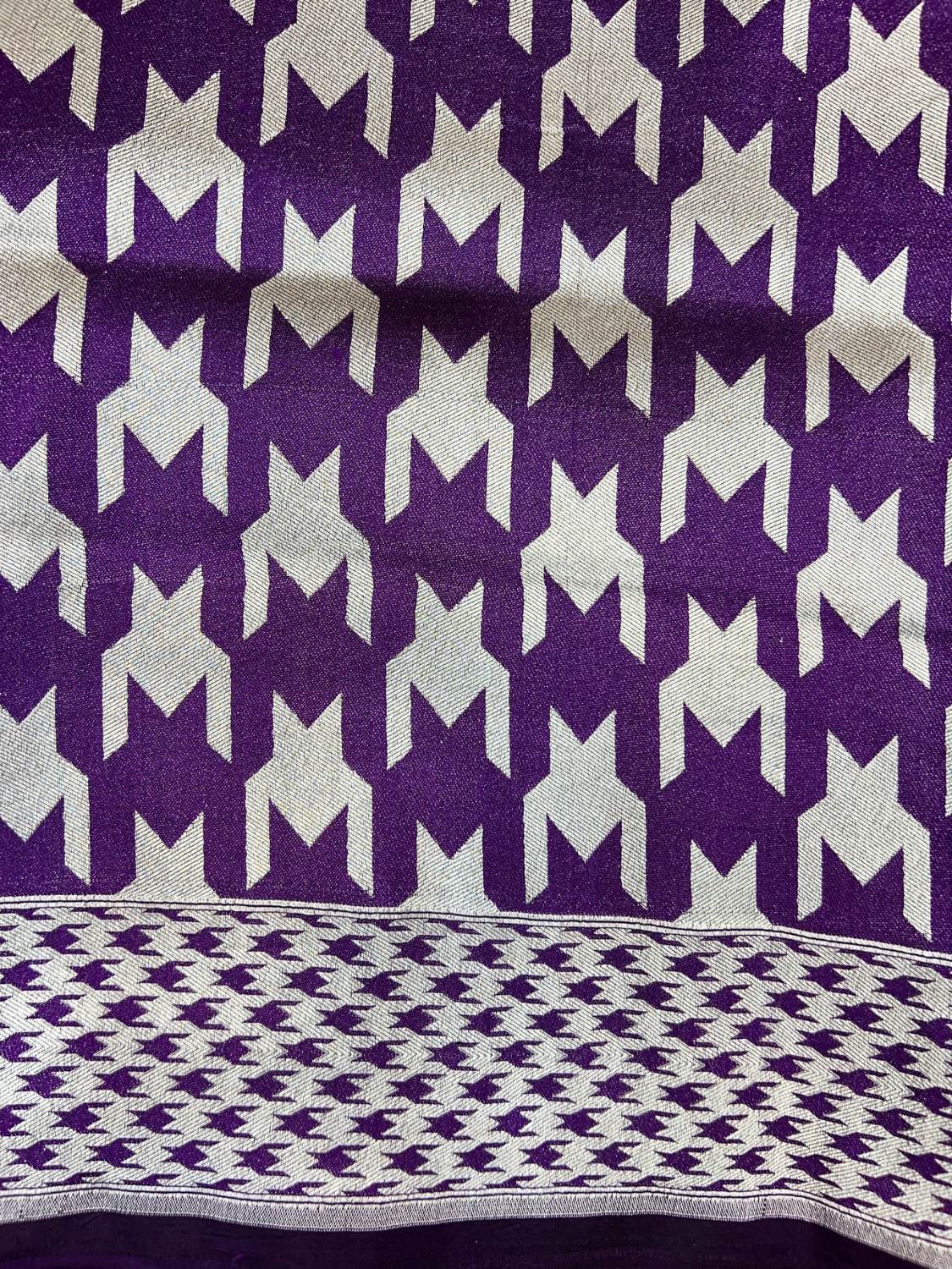 Dark Purple Katan Silk